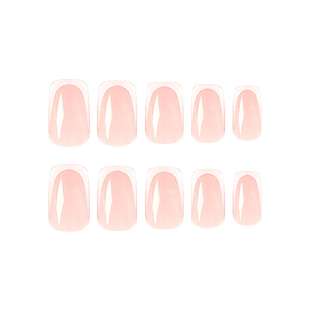 Creation-3C 24Pcs French Style Fake Nails For Wedding & Daily Use