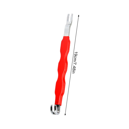 (Red Pry Bar) Auto Wire Connector Tool - Durable Steel 1