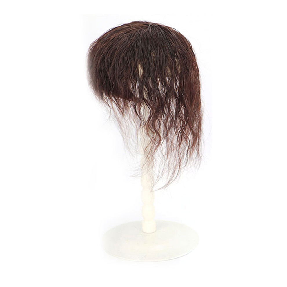 Penghui-Toys (Curly Hair) Short Curly Hair Topper - White Clip-On Extension