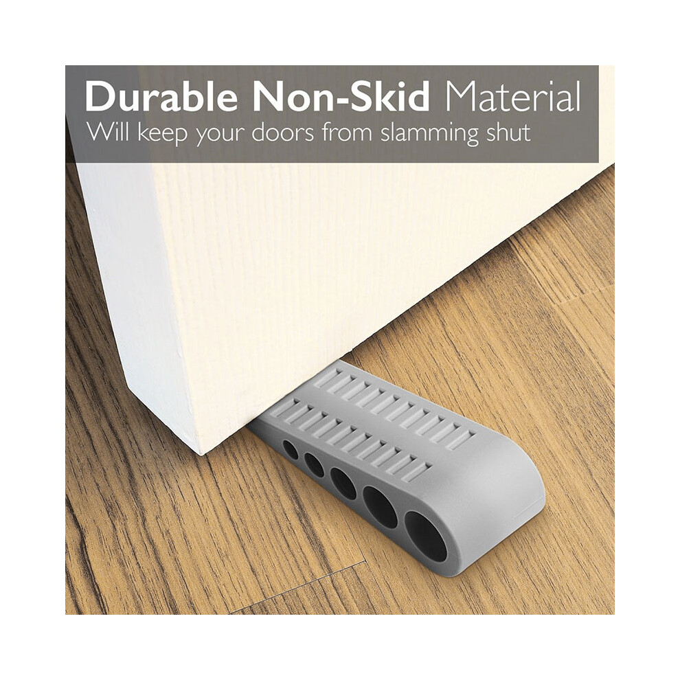 Heavy Duty Rubber Door Wedge - Extra Wide & Safe 6461731000525