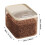 (Transparent, L) Pet Food Storage Container - Moisture-Resistant PP 2