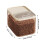 (Transparent, M) Pet Food Storage Container - Moisture-Resistant PP 2