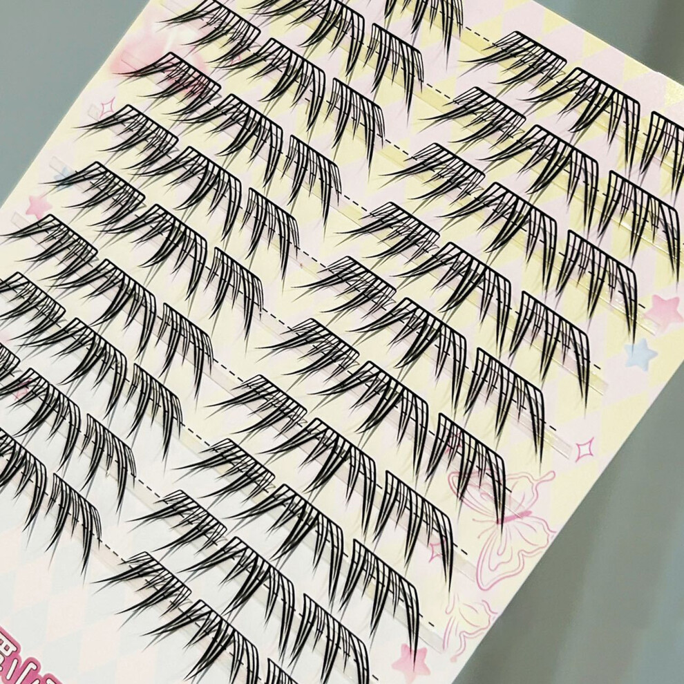 Penghui-Toys (02) 11-12Mm Soft C Curl Eyelash Clusters For Beginners