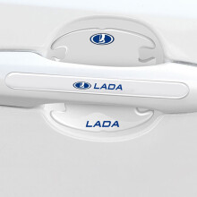 (La/Da) Car Door Handle Bowl Sticker & Decal Anti Scratch Universal Decals for Exterior Car Accessories