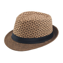(Brown) UV-Proof Straw Hat for Beach & Outdoor