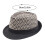 (Black) Beach Straw Sun Hat - UV Protection for Summer 2