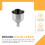 (A) Stainless Steel Kitchen Funnel for Cooking Baking 5
