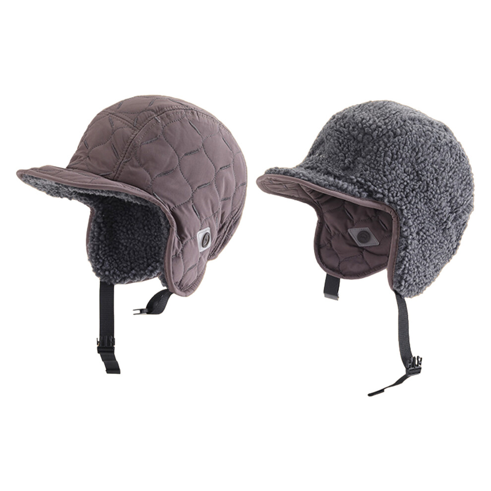 (Gray) Windproof Thermal Earflap Winter Hat 6017806857633