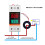 AC20‑500V 0‑100A Digital Volt Amp Meter, LCD Display, Compact Size 2