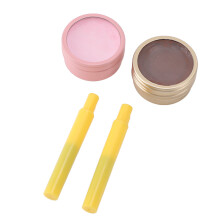 2 pezzi di pasta per mappatura sopracciglia 20 g crema colorante lavabile rosa e marrone