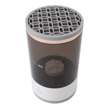 Pulitore Elettrico per Pennelli di Trucco USB 8W 7000rpm per Pulizia Profonda Nero