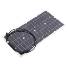 Flexible 25W 16V Monocrystalline Solar Panel for RVs, Yachts & Cars