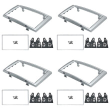 4X 2Din Car DVD Radio Fascia Frame Dashboard Panel Mount Installation Adapter Trim Kit for 308/408 Car Styling