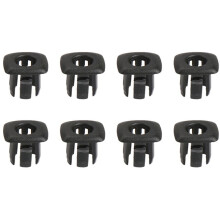 Pino de Porta Guia Painel de GuarniçãO BotãO de Travamento Tampa Do Carro Preto para Porta e Janela para 5 Series F10 F18 8Peças