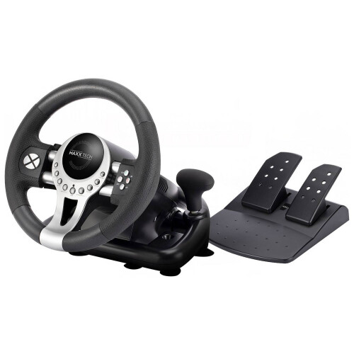 Maxx Tech Pro Racing Wheel Kit For PC, Xbox, PS4 & Switch