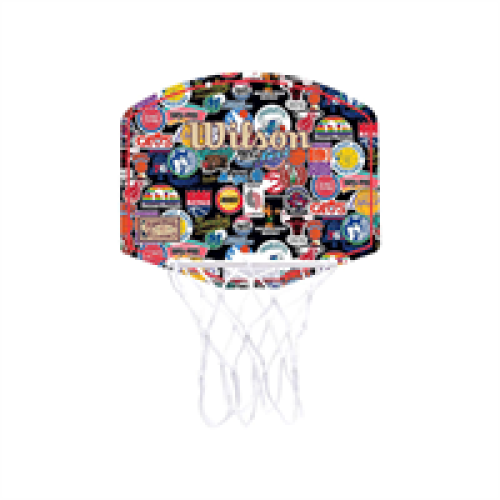 Wilson Wilson NBA Team Retro Mini Basketball Hoop