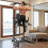 Torre de Exercícios Multifuncional com Barra de Pull-Up e Dip 2