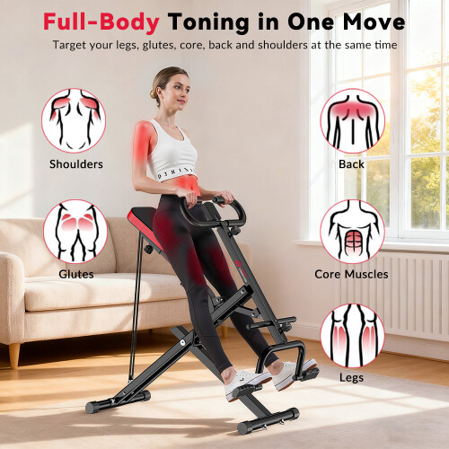 Riding Fitness Machine with Timer Full Body Workout 2