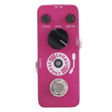 Warm Purple True Bypass Analog Chorus Pedal for Electric Guitar & Bass