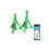 BlueSpot BlueSpot Tools 2T (2000KG) Pair Foldable Axle Stands 1