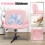 Cadeira Rosa Sem Braços com Design Moderno 7