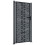VidaXL vidaXL Gartentor Anthrazit 100x175 cm Stahl Quadratisches Design 2