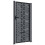 VidaXL vidaXL Gartentor Anthrazit 100x175 cm Stahl Quadratisches Design 5
