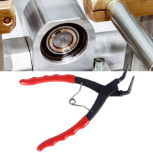 Carbon Steel Circlip Pliers 7in Heavy Duty Internal Bent 90 Spring Loaded