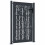 VidaXL vidaXL Gartentor Anthrazit 100x150 cm Stahl Bambus-Design 2