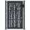 VidaXL vidaXL Gartentor Anthrazit 100x150 cm Stahl Bambus-Design 3
