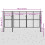 vidaXL Gartentor Stahl 400 x 150 cm Anthrazit 5