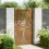 VidaXL vidaXL Gartentor 100x175 cm Cortenstahl Baumdesign 3