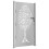 VidaXL vidaXL Gartentor 100x175 cm Cortenstahl Baumdesign 5