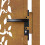 VidaXL vidaXL Gartentor 100x175 cm Cortenstahl Baumdesign 10