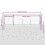 vidaXL Gartentor Stahl 350 x 100 cm Silbern 4