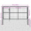 VidaXL vidaXL Gartentor mit Pfosten Stahl 350140 cm Anthrazit 6