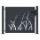 VidaXL vidaXL Gartentor Anthrazit 100x75 cm Stahl Gras-Design 3