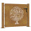 VidaXL vidaXL Gartentor 100x100 cm Cortenstahl Baumdesign 2
