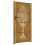 VidaXL vidaXL Gartentor 100x175 cm Cortenstahl Baumdesign 5