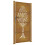 VidaXL vidaXL Gartentor 100x175 cm Cortenstahl Baumdesign 9