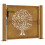 VidaXL vidaXL Gartentor 100x100 cm Cortenstahl Baumdesign 7