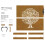 VidaXL vidaXL Gartentor 100x100 cm Cortenstahl Baumdesign 11