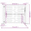 VidaXL vidaXL Gartentor Anthrazit 100x75 cm Stahl Quadratisches Design 9