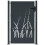 VidaXL vidaXL Gartentor Anthrazit 100x125 cm Stahl Gras-Design 3