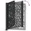VidaXL vidaXL Gartentor Schwarz 100x125 cm Stahl Trace Design 7