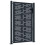 VidaXL vidaXL Gartentor Anthrazit 100x125 cm Stahl Quadratisches Design 2