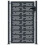 VidaXL vidaXL Gartentor Anthrazit 100x125 cm Stahl Quadratisches Design 3