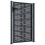VidaXL vidaXL Gartentor Anthrazit 100x125 cm Stahl Quadratisches Design 5