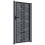 VidaXL vidaXL Gartentor Anthrazit 100x200 cm Stahl Quadratisches Design 5