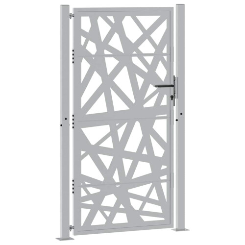 VidaXL vidaXL Gartentor 100x175 cm Cortenstahl Helles Design 2